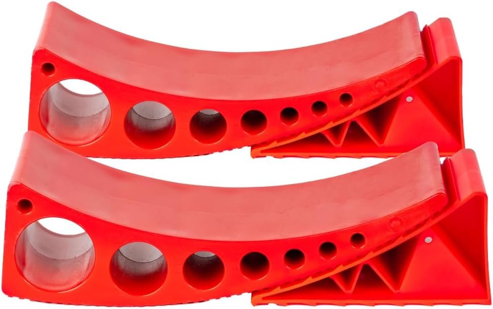 Andersen Hitches 2-Pack Camper Leveler Blocks for RVs and Trailers Up to 30000 lbs Precise 1/2 to 4 Inch Leveling Made in USA