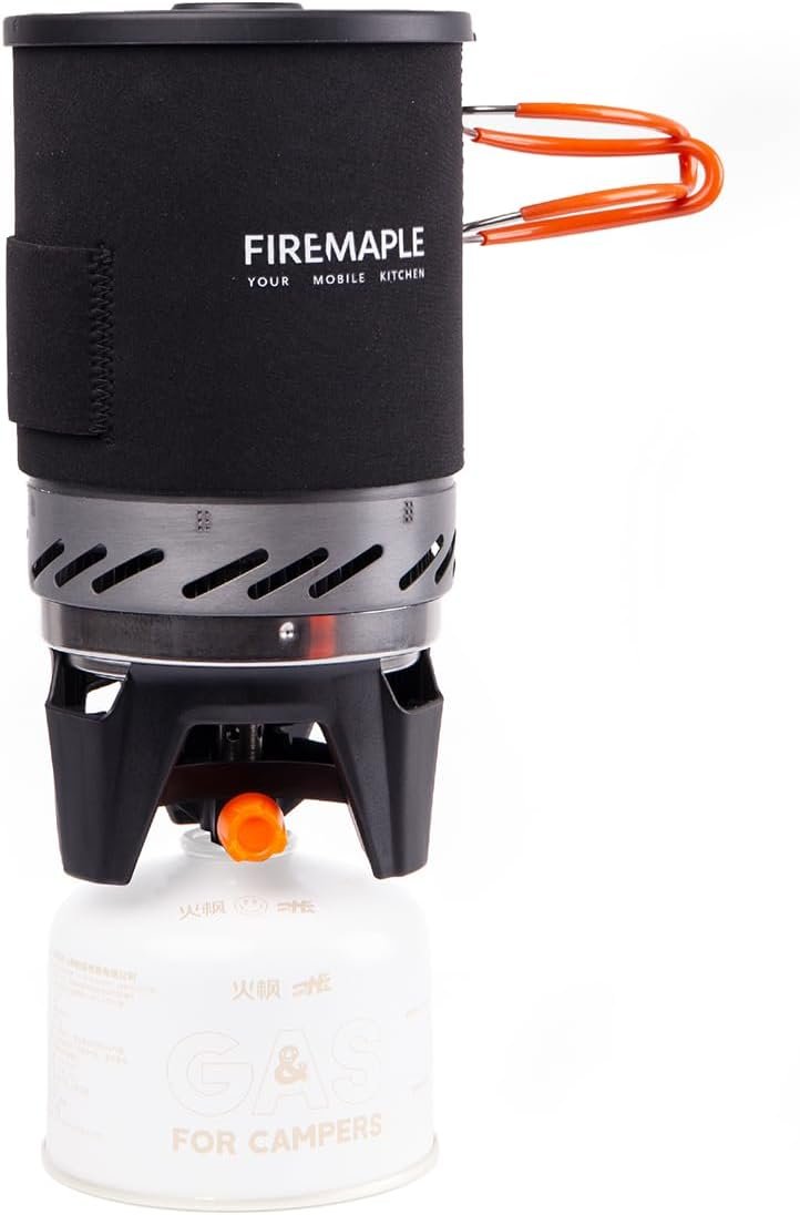 Fire-Maple “Fixed Star 1” Backpacking and Camping Stove System | Outdoor Propane Cooking Gear | Portable Pot/Jet Burner Set | Ideal for Hiking, Trekking, Fishing, Hunting Trips and Emergency Use
