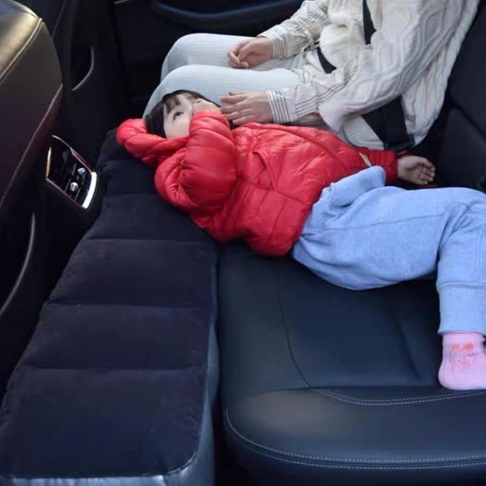Car Bed, Car Air Bed, Car Mattress, Back Seat Bed, Back Seat Gap Filler Pad, Inflatable, Extender, Portable Sleeping Accessories for SUV, Camping, Travel, Rest, with Air Pump