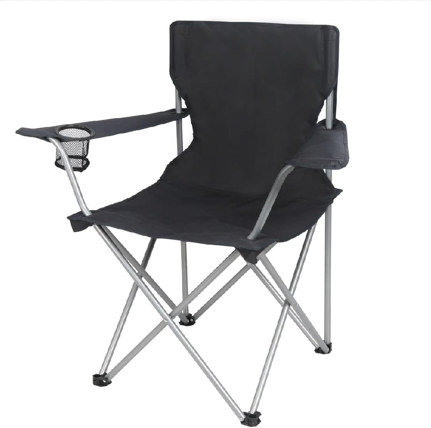 Outdoor Camping Chairs Quad Folding Portable with Cup Holder Camp Chair for Beach, Lawn, Outdoor Sports Portable Chair