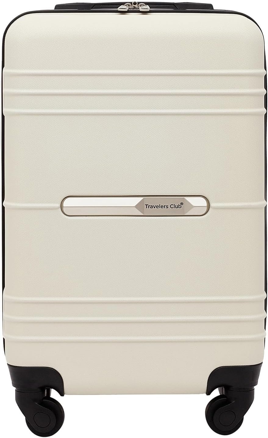 Travelers Club 22″ Richmond Spinner Carry-On Luggage, Bone