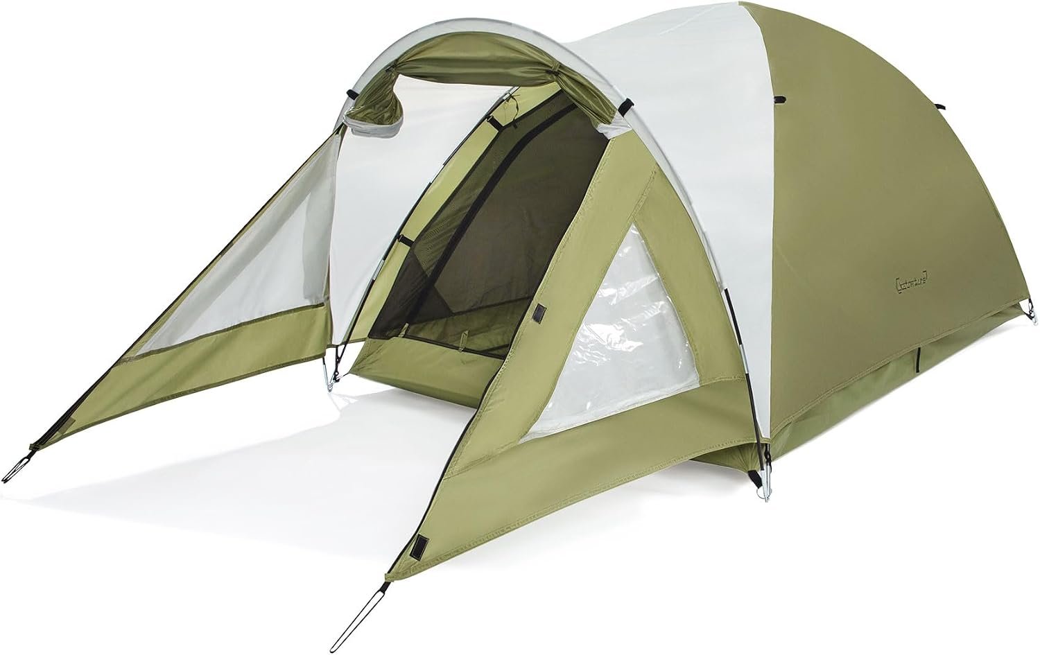 Clostnature Camping Tent with Porch – Waterproof 2 Person Tent for Camping, Easy Setup Lightweight Two Person Shelter for Hiking, Backpacking, Family, Outdoor