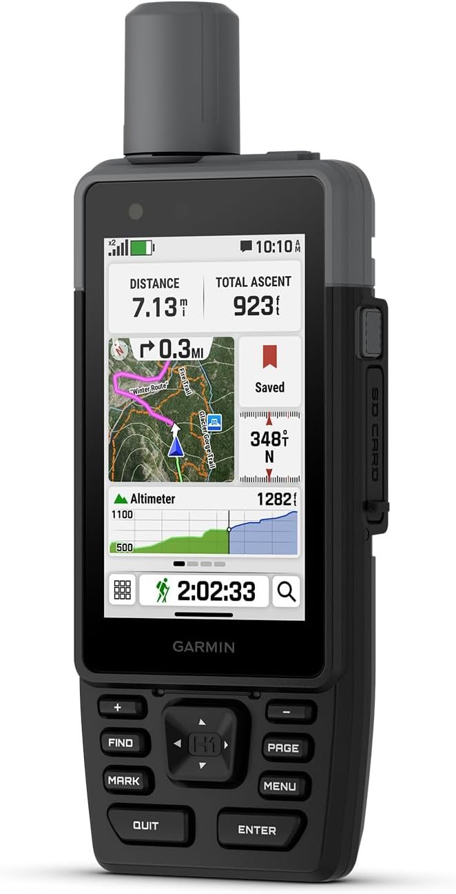 Garmin® GPSMAP® H1, Premium GPS Handheld Navigator with Color Touchscreen and Buttons, Durable IP67 Water Rating, Long Battery Life, Built-in Flashlight, Preloaded Maps