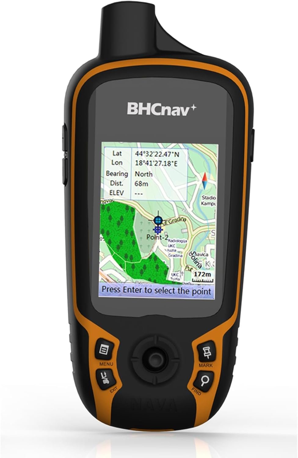 NAVA F30 Handheld GPS Navigation Device, Colorful Map Display, Land Accuracy Surveying Equipment for Outdoor Hiking Hunting Traveling Adventures