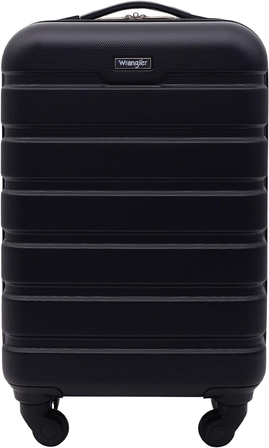 Wrangler 20″ Hardside Spinner Carry-On Luggage, Black