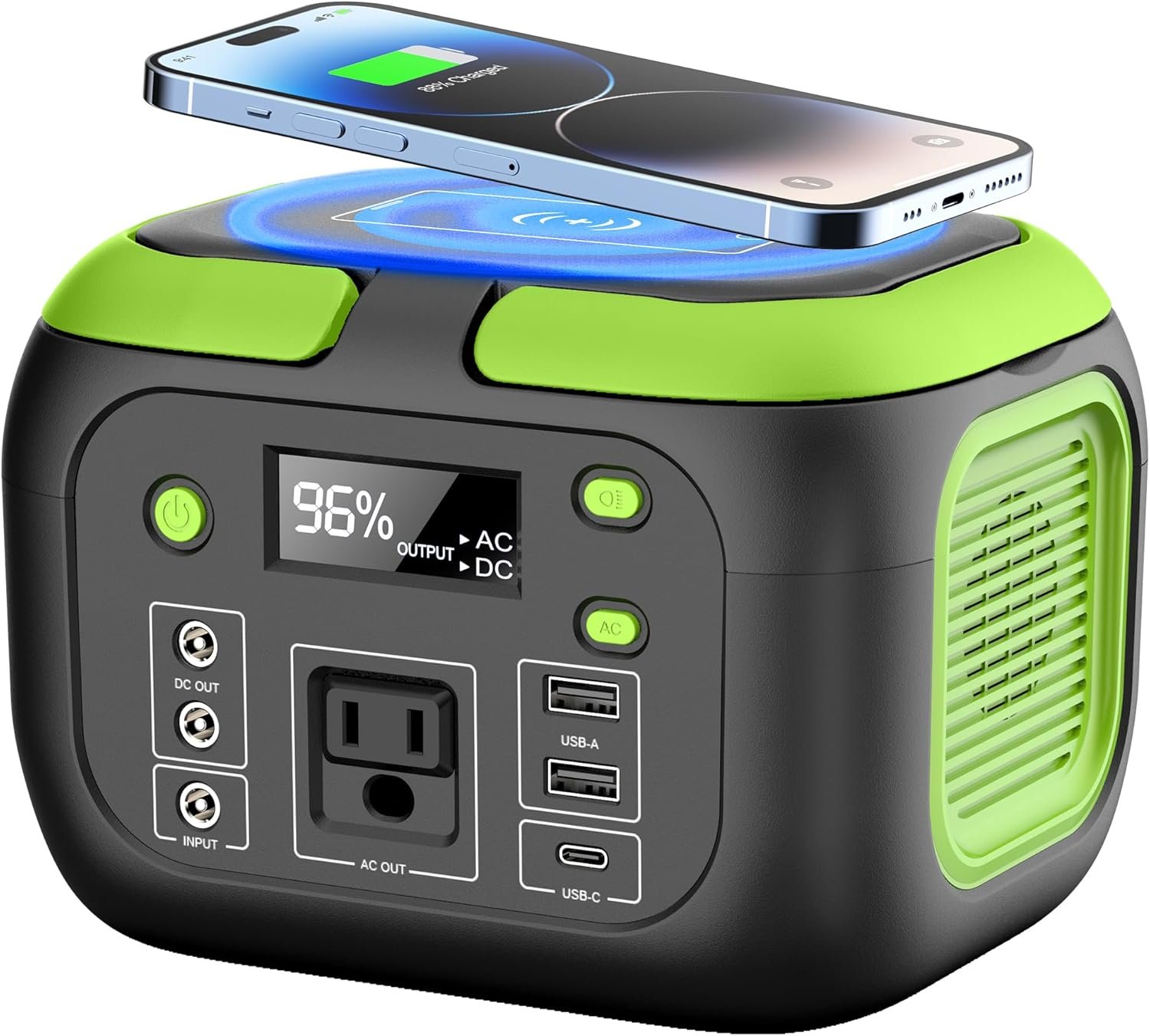 SinKeu 200W Portable Power Station, 42000mAh Solar Generator with 110V AC Outlet, DC, USB C, USB QC3.0, 155Wh Backup Battery Pack Power Supply for Camping Essential Road Trip Home Outdoor Emergency
