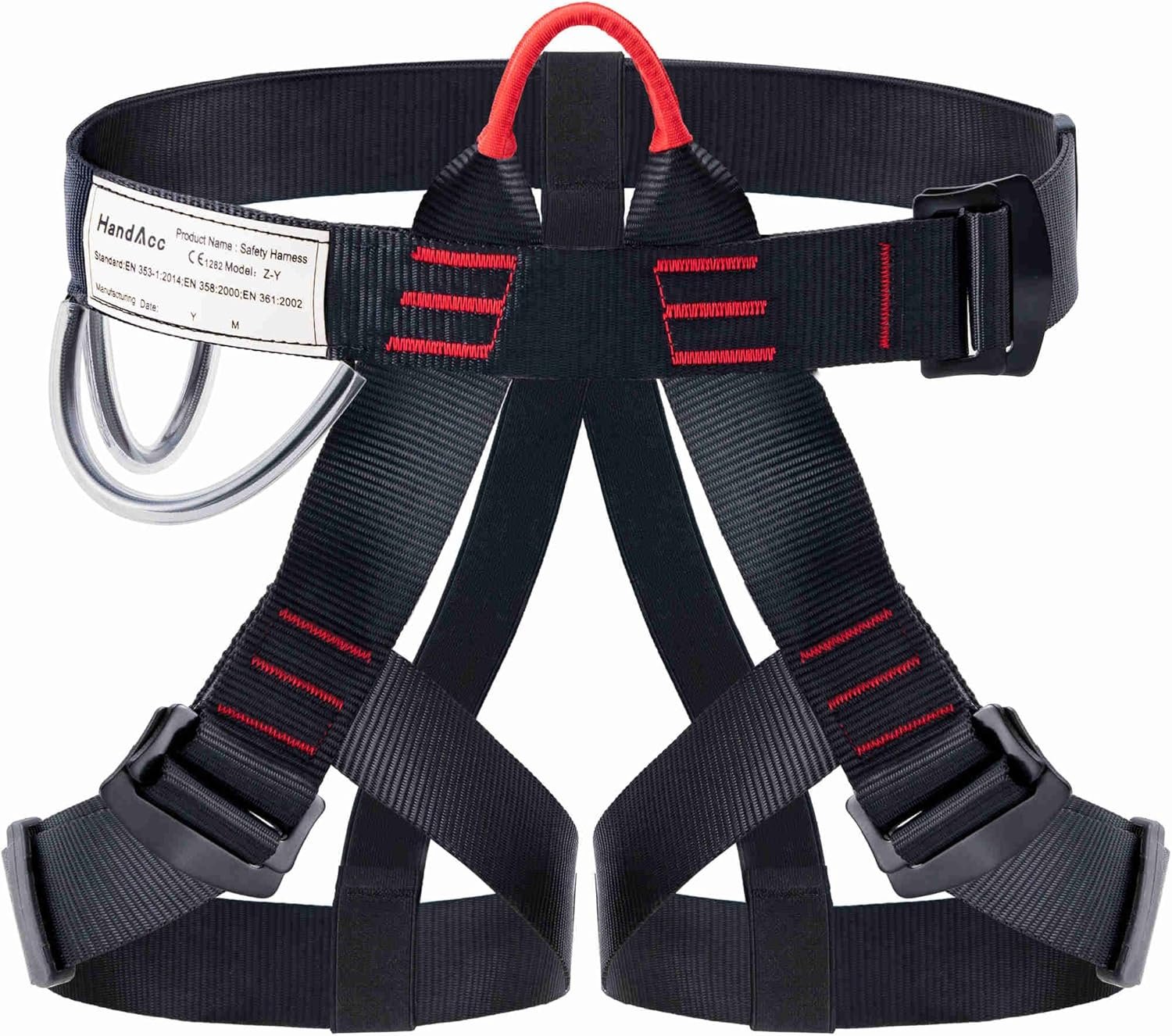 Climbing belts, Rock Climbing belt, Safety Belts for Rappelling Fire Rescuing Tree Climbing, Half Body belt for Women Man and Novice