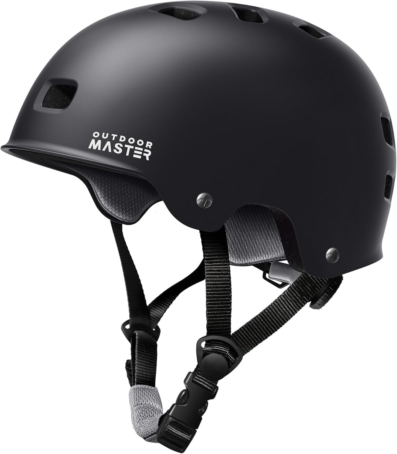 OutdoorMaster Skateboard Cycling Helmet – Two Removable Liners Ventilation Multi-Sport Scooter Roller Skate Inline Skating Rollerblading for Kids, Youth & Adults