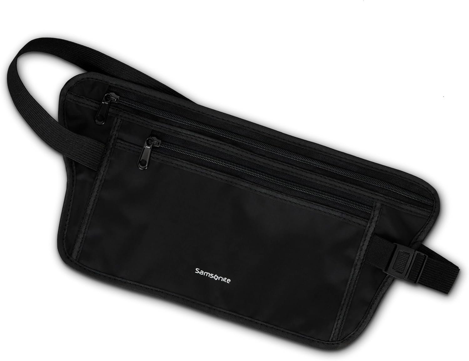 Samsonite RFID Waist Belt – Lightweight and Durable Nylon RFID Protection Technology – Blocks RFID Signals Encoded In Passports, IDs & Credit Cards