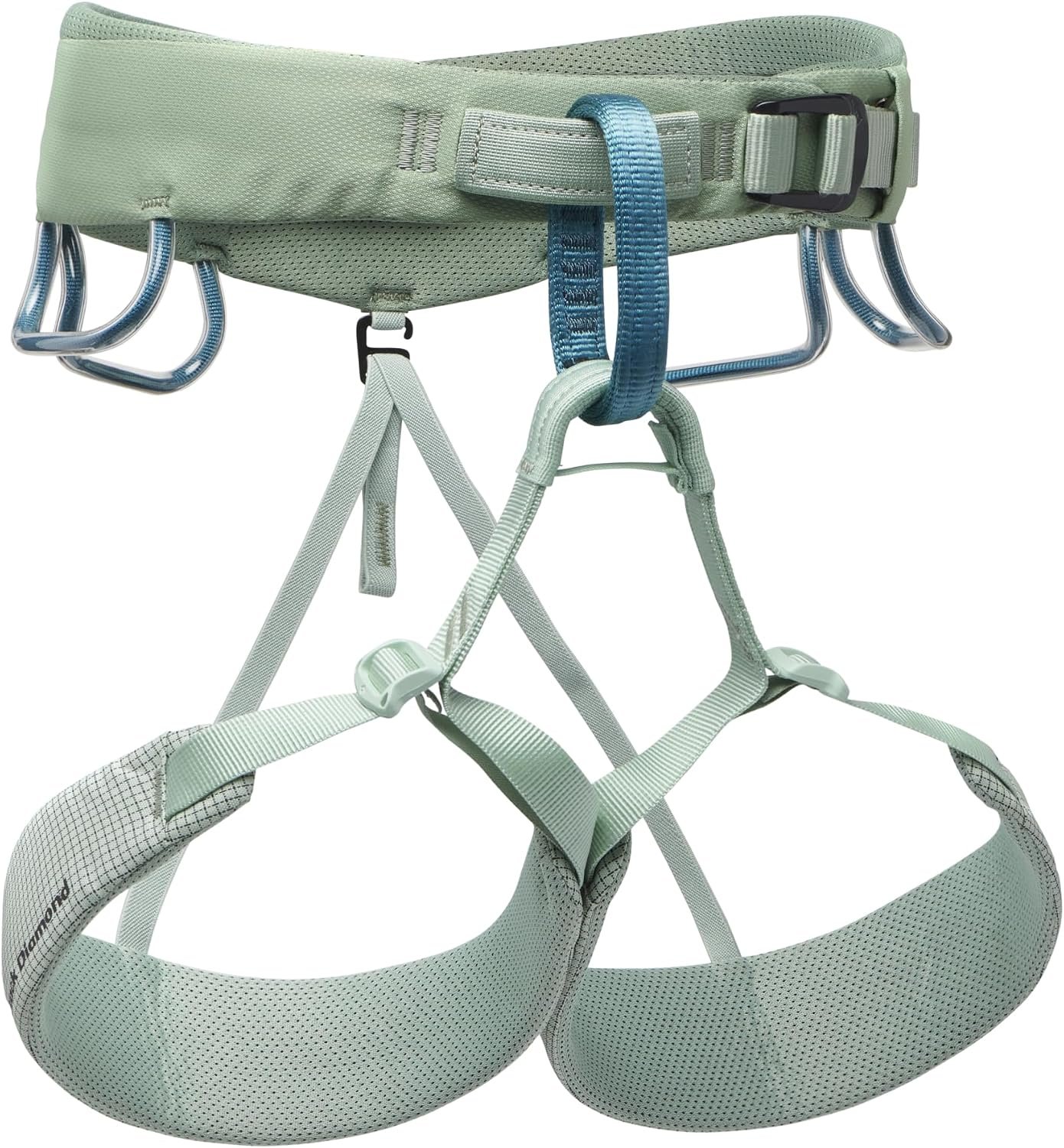 BLACK DIAMOND Women’s Momentum Rock Climbing Harness | Dual Core Construction | Adjustable Waist & Leg Loops
