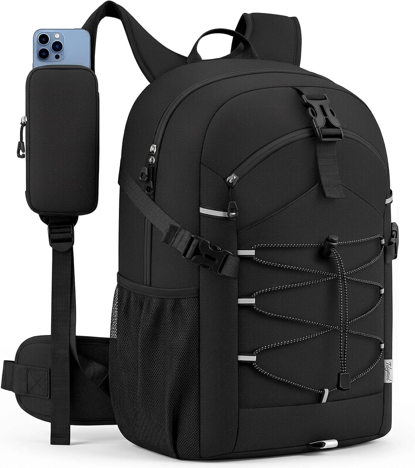 TILYMOL Hiking Travel Backpack for Men Women 25L – Small Lightweight Waterproof Outdoor Camping Backpack/Day Pack, Hiking Daypack with Hydration System for Hiking, Travel, Sports, Running, Biking