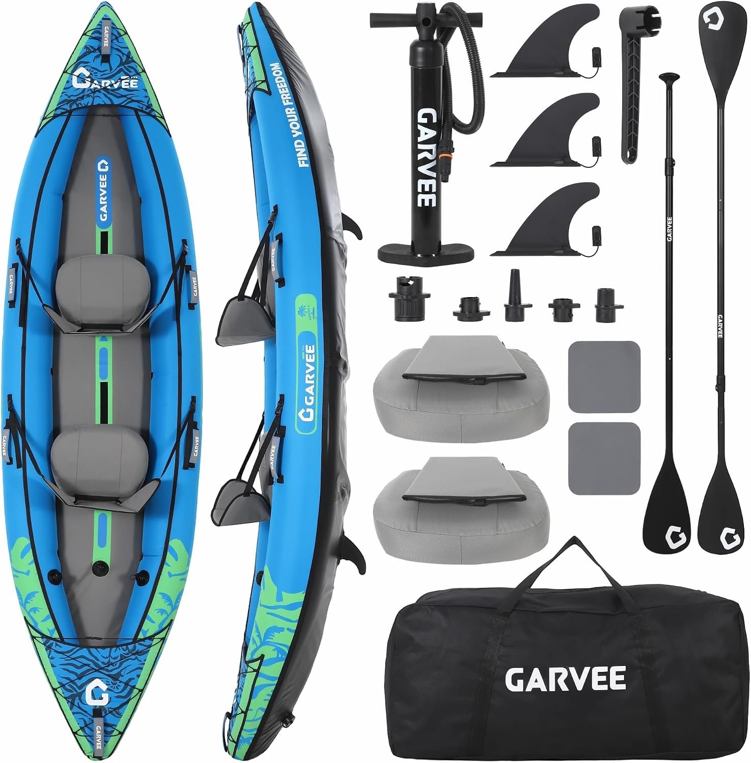 Inflatable Upright Paddle Board – 32″ Wide, 6″ Thick, Non-Slip Comfort Deck – 450 lbs Capacity – Full Support Board Set with Camera Mount & Accessories – for Beginners, Youth,