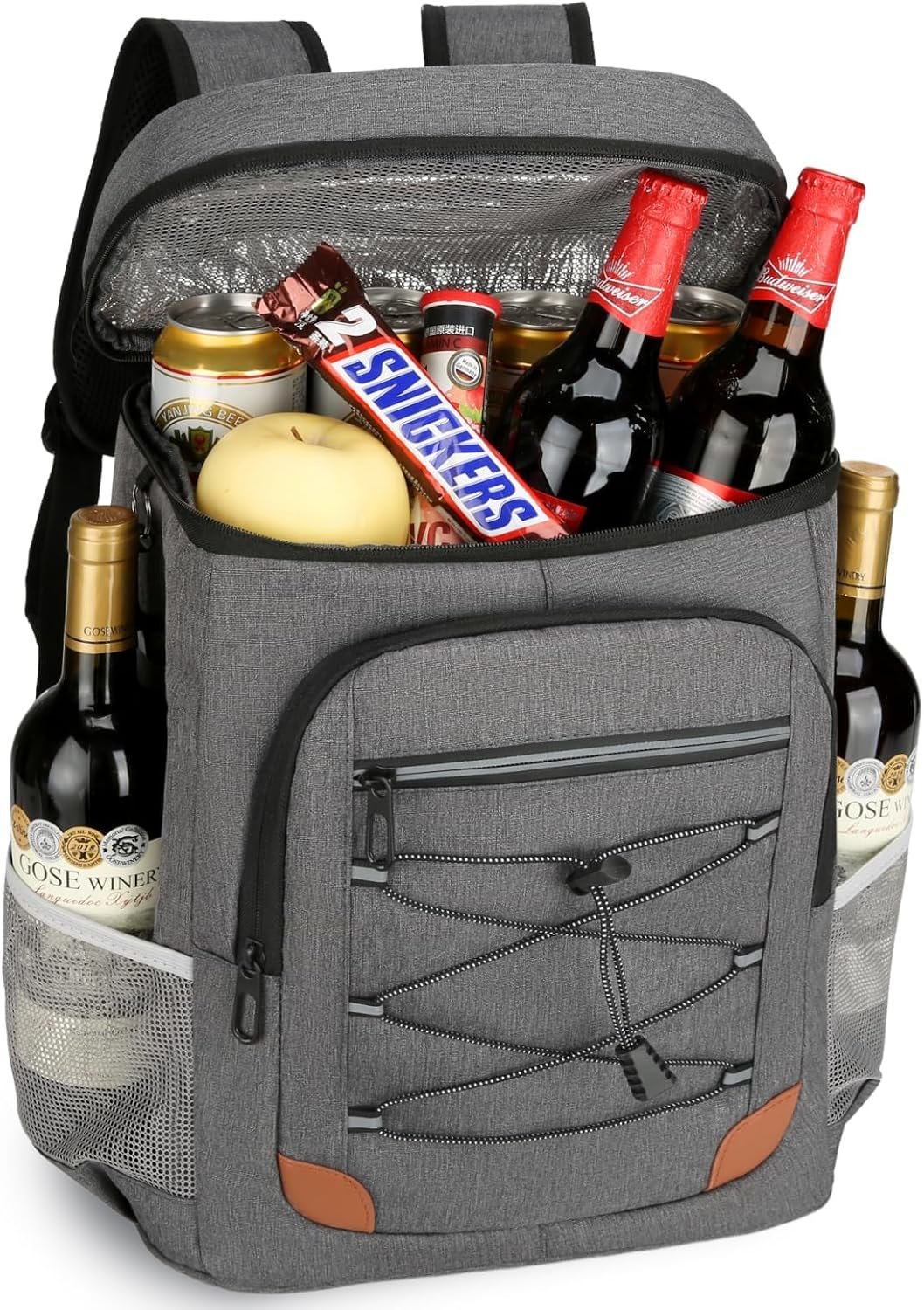 Backpack Cooler Insulated Leak Proof, Lightweight Soft Sided Cooler Backpack for Men Women, Waterproof Beach Cooler Bag Lunch Backpack for Camping Hiking Picnic Fishing Travel Outdoor
