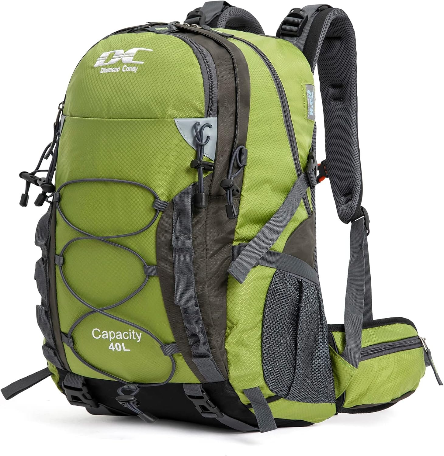 Diamond Candy Waterproof Hiking Backpack for Men and Women, Lightweight Day Pack for Travel Camping | Waterproof