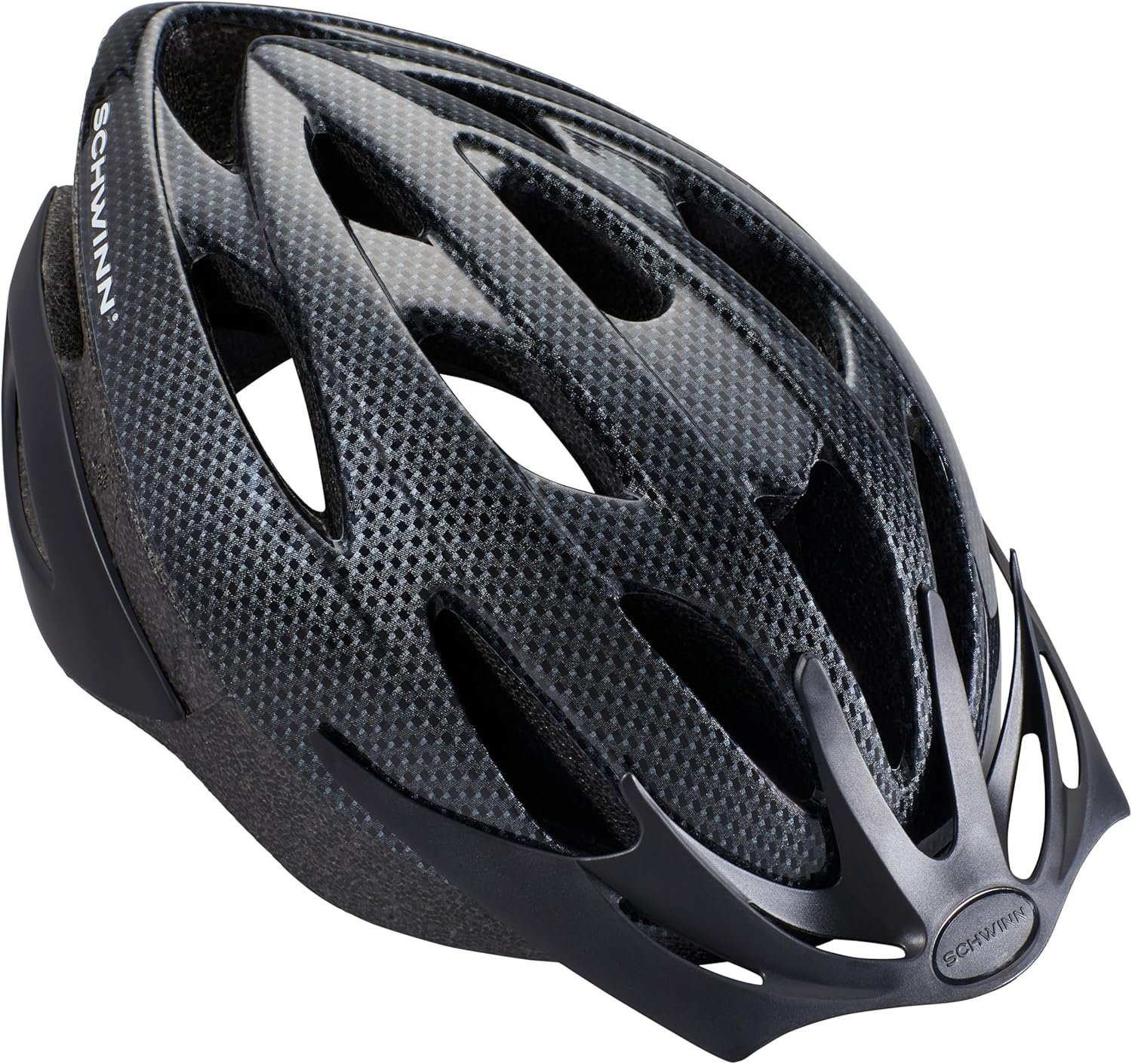 Schwinn Thrasher Helmet for Adults, Size 58-62 cm for Riders Ages 14+, Microshell, Adjustable Dial & Straps, Interior Padding, Air Vents, Visor, Adult Bike Helmet
