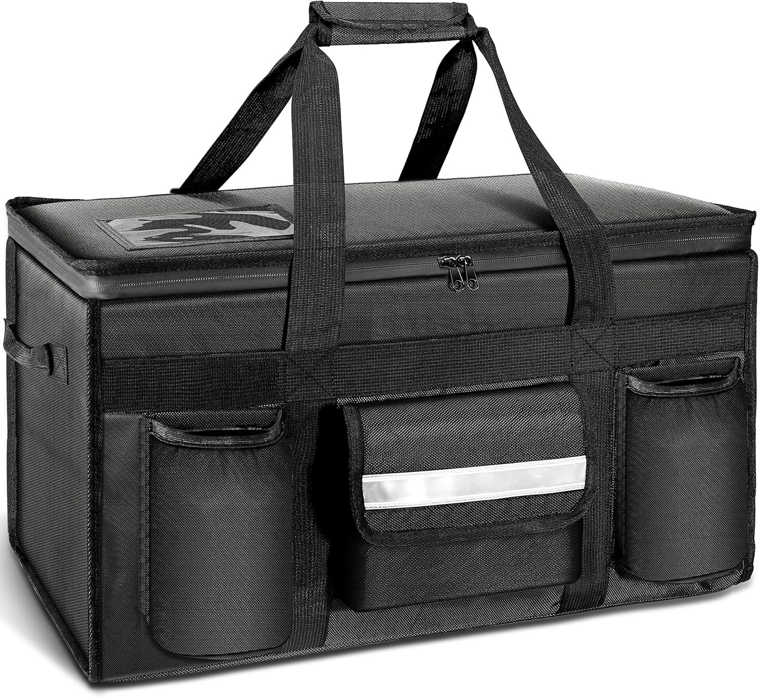 MyLifeUNIT Insulated Cooler Bag for Food & Pizza Delivery Bag Suitable for Car, Bike, Camping, Picnic, Beach, Large Size