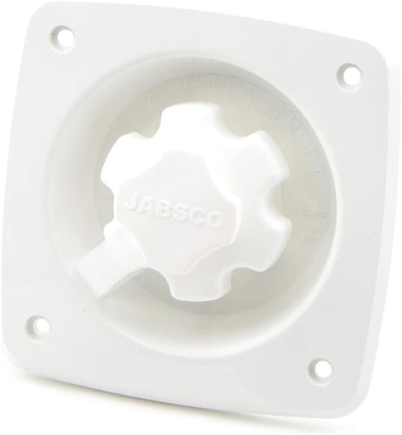 Jabsco Water Pressure Regulator – Flush Mount – White