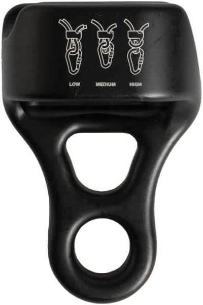 Cypher XF Forge Climbing Belay Device, Black