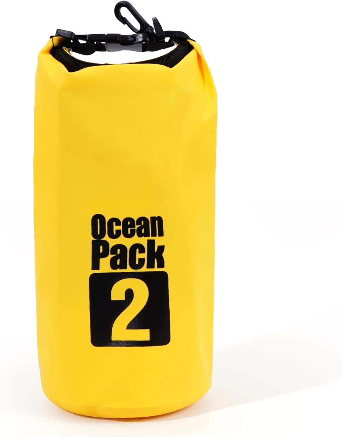 2L Waterproof Dry Bag, Floating and Lightweight Bags for Kayaking, Boating, Fishing, Swimming and Camping, Yellow