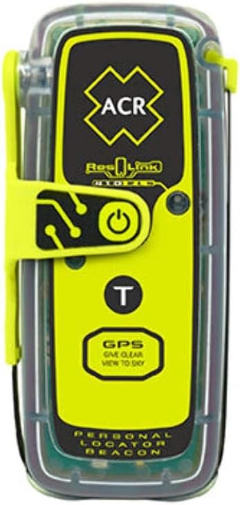ACR ResQLink 410 RLS – SOS Personal Locator Beacon with Return Link Service GPS Global Coverage Designed to Alert Search and Rescue for Any Outdoor Emergency Ideal for Hiking Hunting Boating Fishing