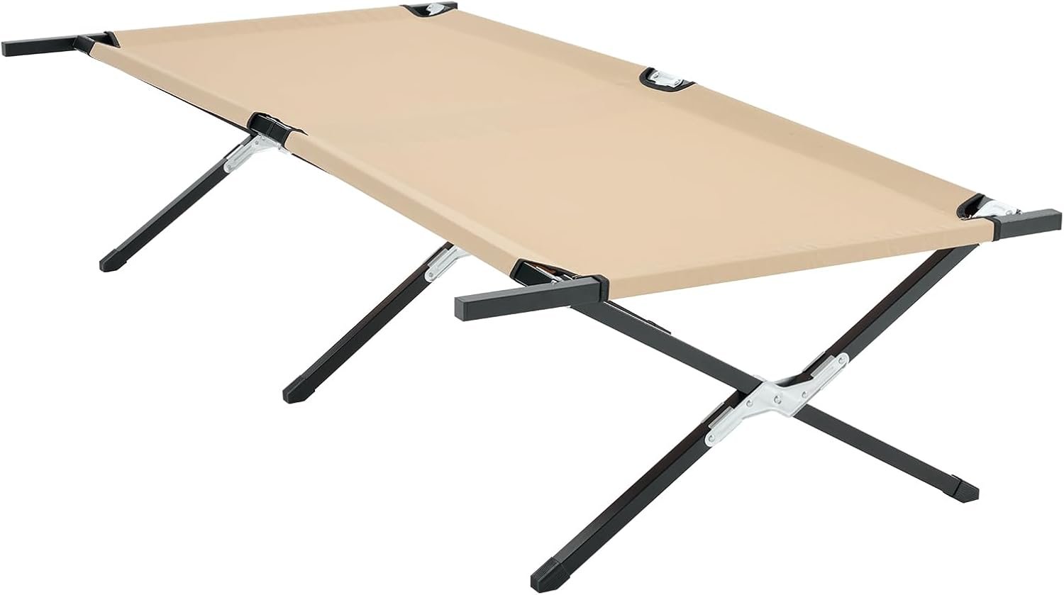OLIXIS Camping Cot – Sleeping Folding Cots for Adults,Foldable Army Bed for Camping, Backyard, Traveling Guest Bed 73×35.8×17.7, 300 LBS Capacity. Portable Cot for Multi-Scene use