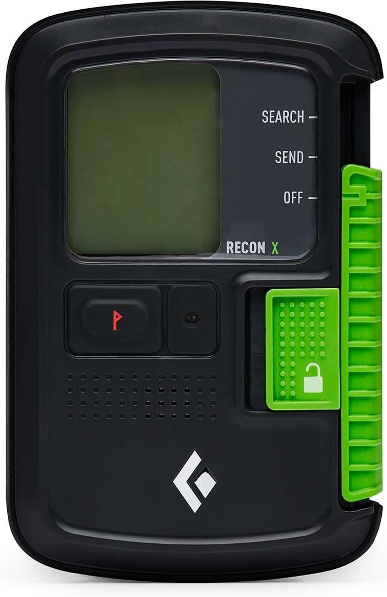 Black Diamond Recon X Beacon | Digital Search Accuracy | Multiple Victim Detection | Reliable Avalanche Safety Transceiver
