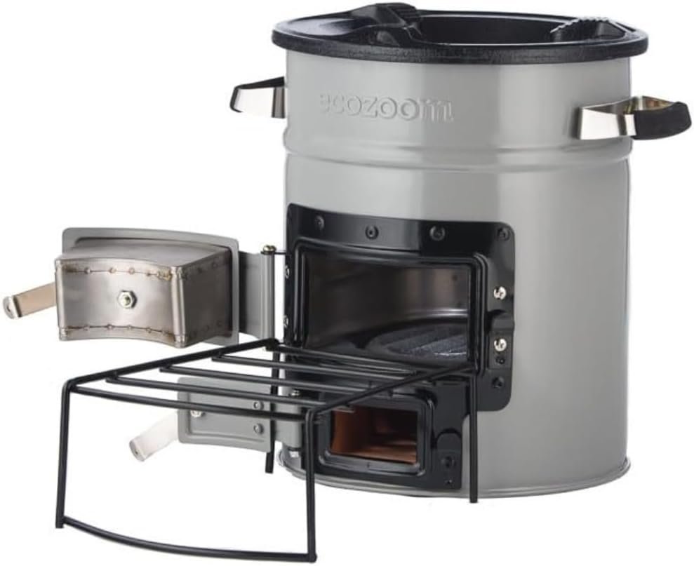 EcoZoom Versa, High-Efficiency, Wood-Burning, 14.25 lbs Portable Rocket Stove for Outdoor Cooking