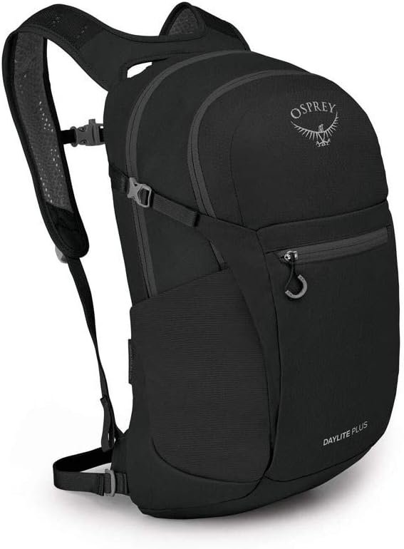 Osprey Daylite Plus Commuter Backpack – Lightweight, Everyday Pack with Laptop Sleeve and Water Bottle Pockets – Ideal for Work, School, and Travel with Versatile Storage Options, Black