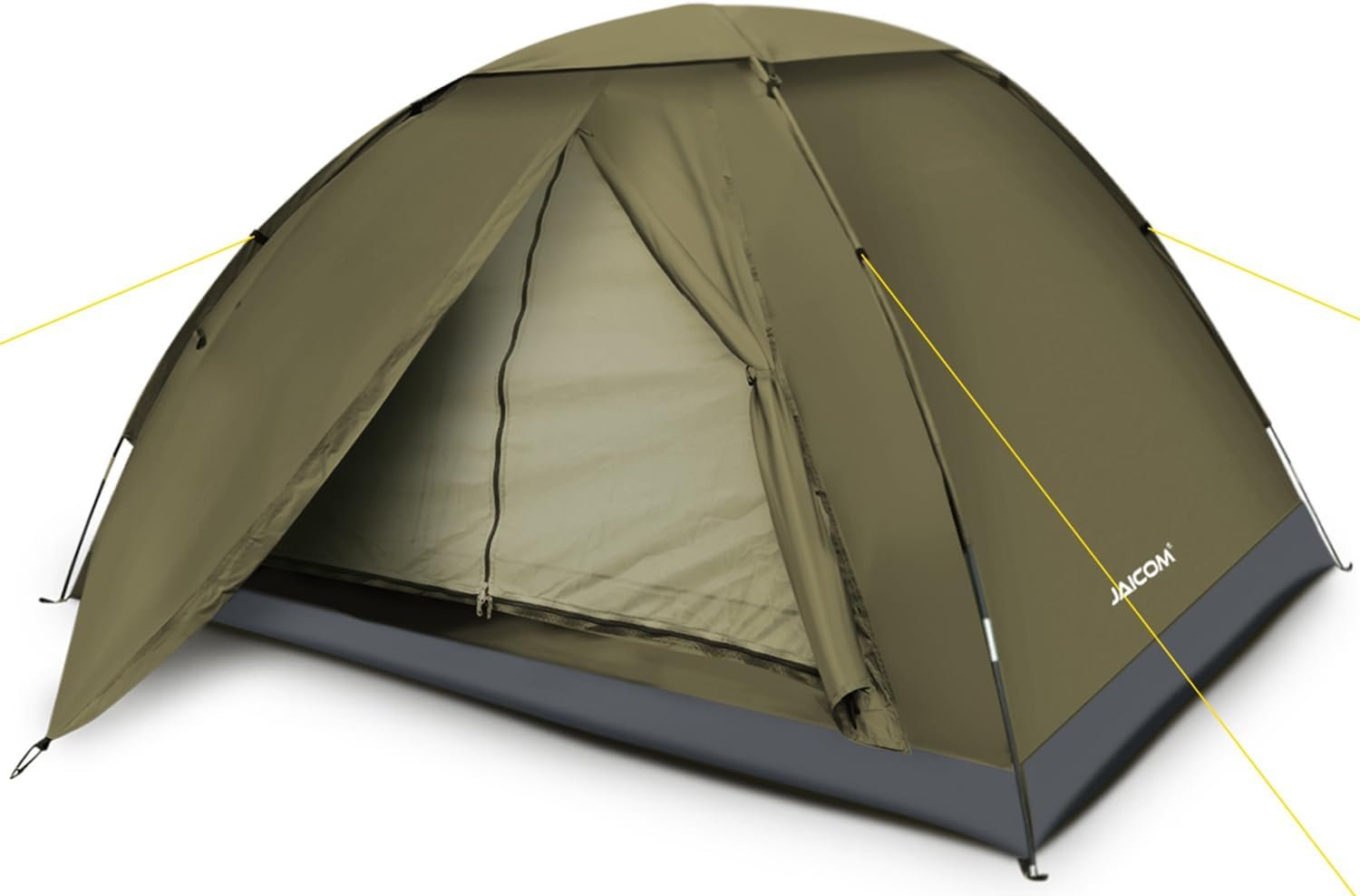 JAICOM 1/2/4 Person Camping Tent – Lightweight Backpacking Tent, Waterproof Windproof Easy Setup Hiking Tent, Suitable for Outdoor, Family, Camping, Hunting, Mountaineering Travel