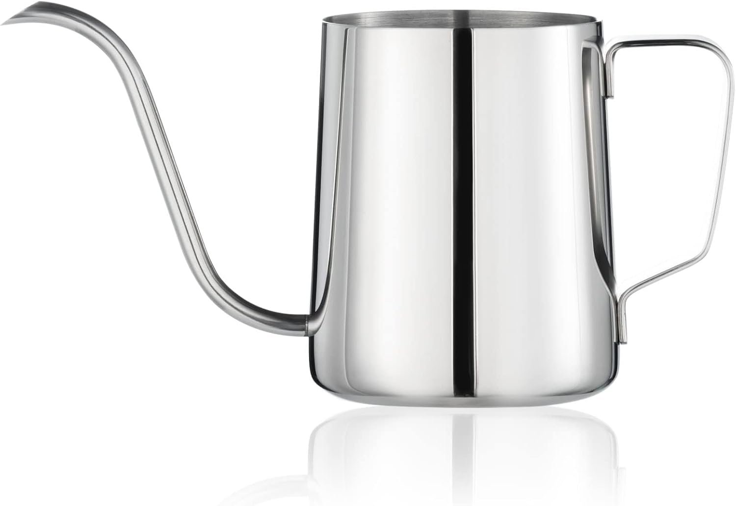 PARACITY Pour Over Kettle, Gooseneck Spout Coffee Tea Pot,12OZ Hanging Ear Hand Blunt Long Narrow Drip Cup Gooseneck Kettle, Camping Coffee Pot for Travel Outdoor(Stainless Steel)