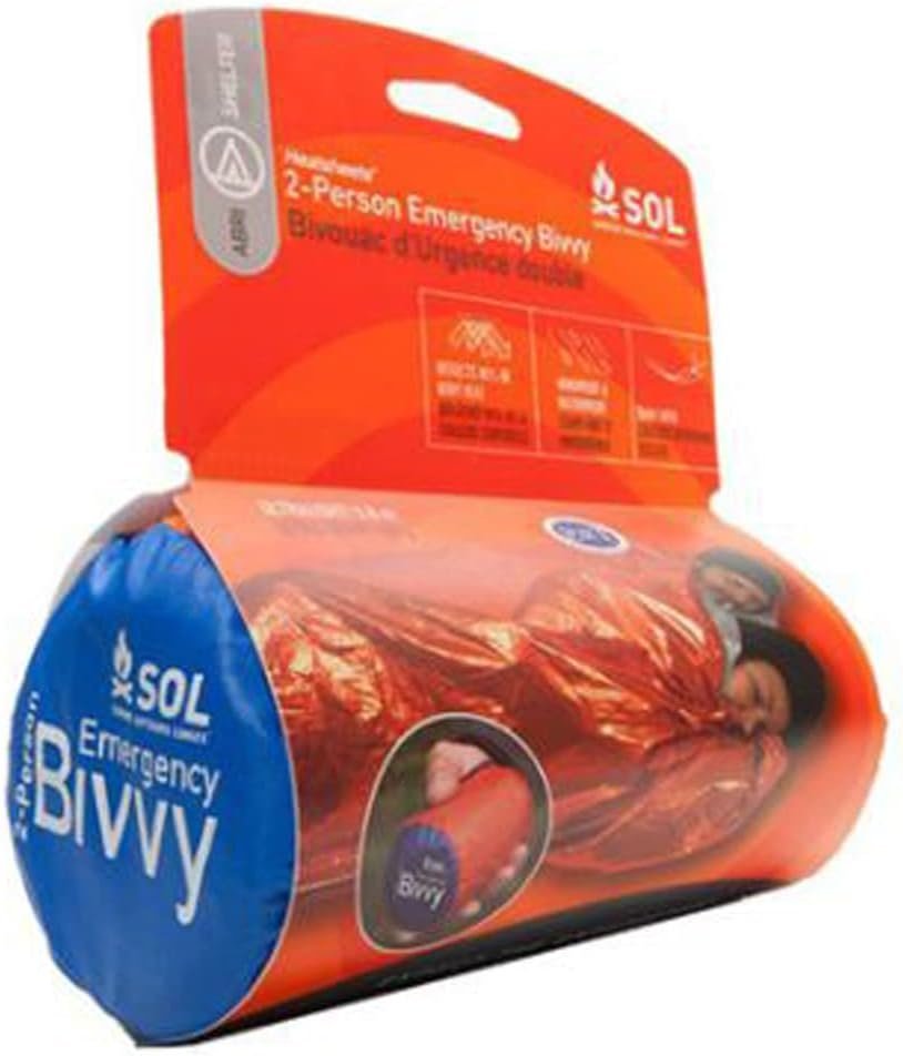 S.O.L. 90% Reflective 2-Person XL Emergency Bivvy