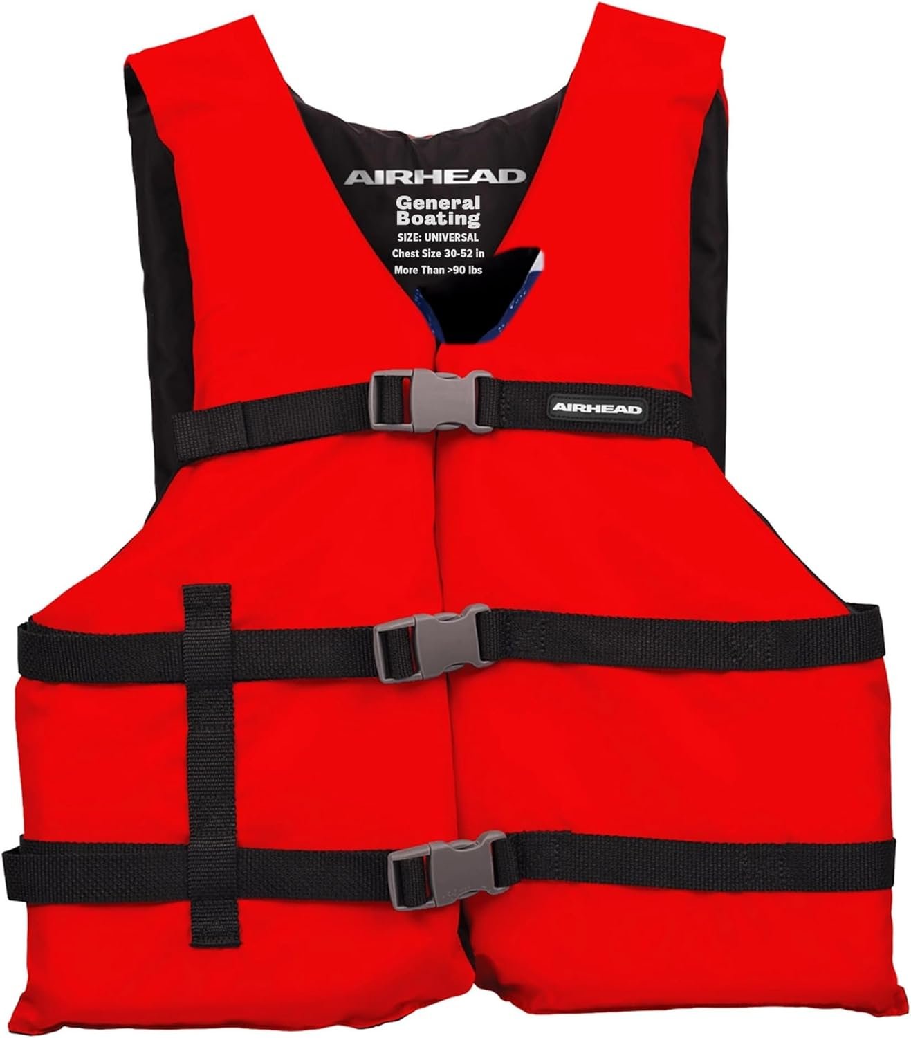 Airhead General Purpose Life Jacket for Adults & Kids – US Coast Guard Approved Life Vest for Men, Women, Youth, Child & Infant, Boating Safety PFD for Fishing & Swimming
