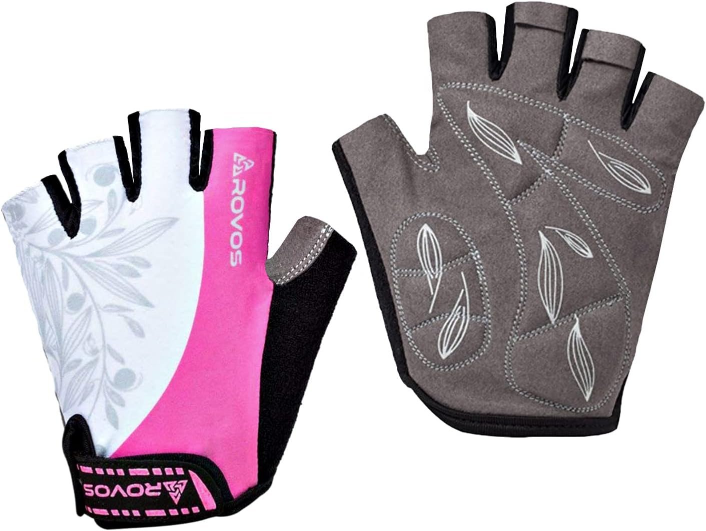 Cycling Gloves for Men & Women – 5MM Anti-Slip Shock-Absorbing Gel Pad, Lightweight & Breathable Half Finger Design for Mountain Cycling, Gym, Motorcycle, Outdoor Sports