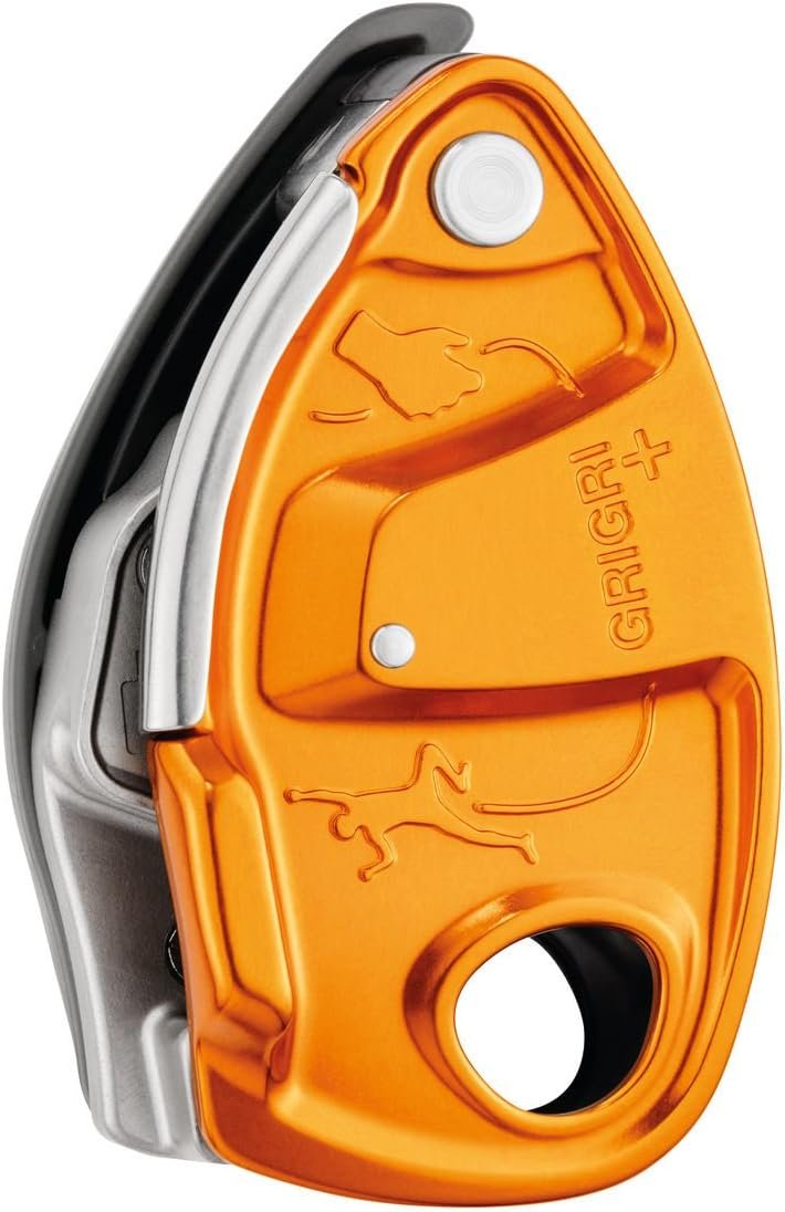 PETZL Orange GRIGRI + Plus Climbing Belay Device