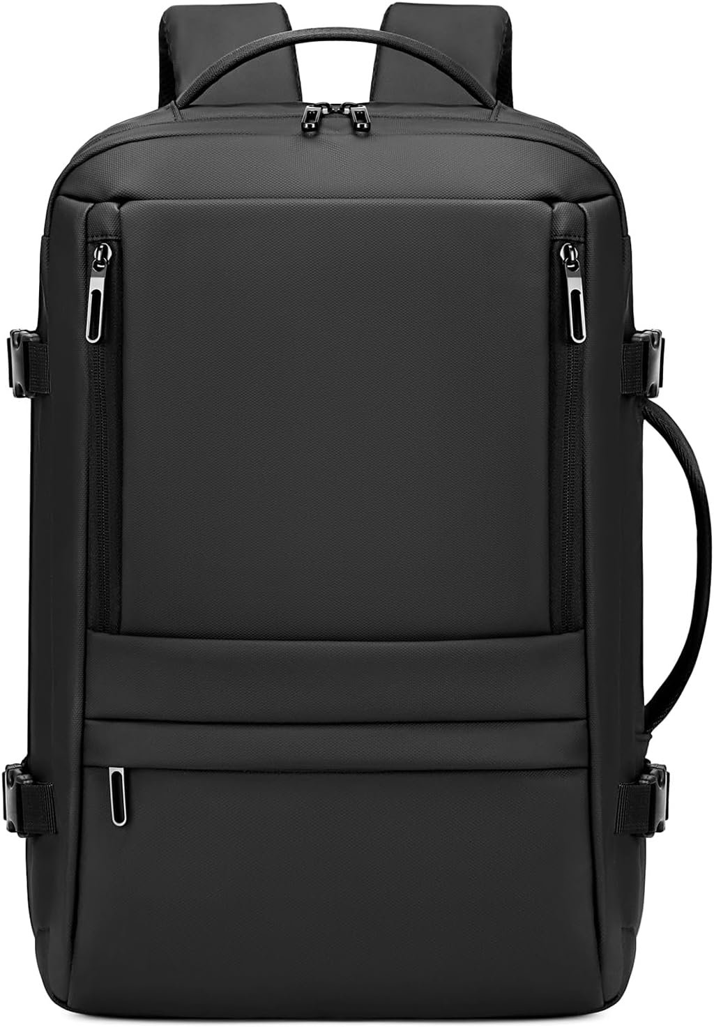 Rcrirth Carry On Travel Backpack for Airplanes | 35L Suitcase Backpack Luggage Business Weekender Bag – Expandable Travel Carry On Flight Approved for Men Women – Black
