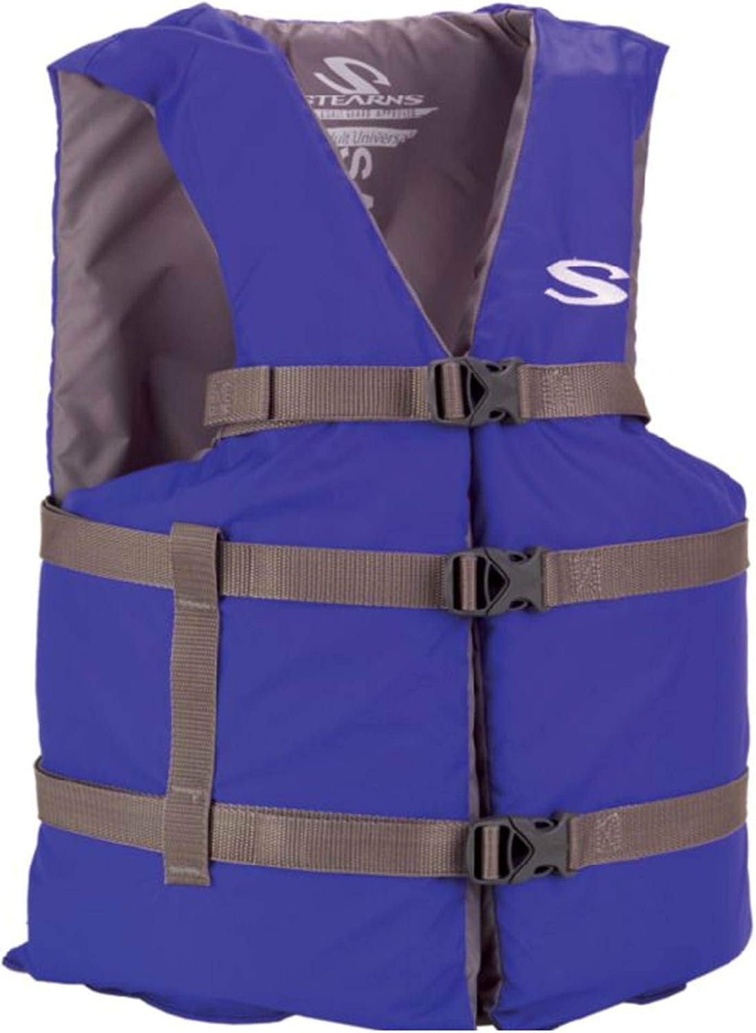 Stearns Adult Life Vest, USCG Approved Type III Life Jacket, PFD for Boating, Swimming, Watersports, & More, Standard & Oversized Fits