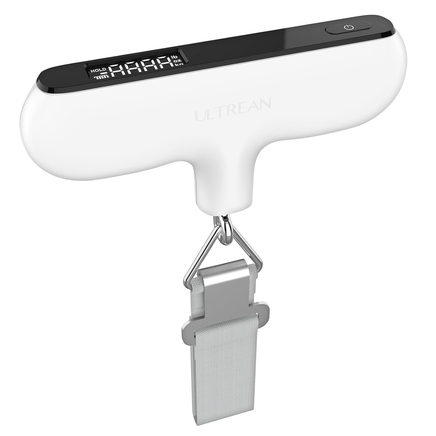 Ultrean Luggage Scale, 110lb Digital Suitcase Weight Scale for Travel, Portable Handheld Baggage Scale with Ergonomic Curved Handle for Comfortable Grip, Battery Included