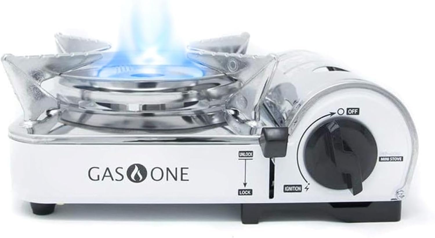 GasOne Emergency Gear Camping Butane Portable Gas Stove with Carrying Case
