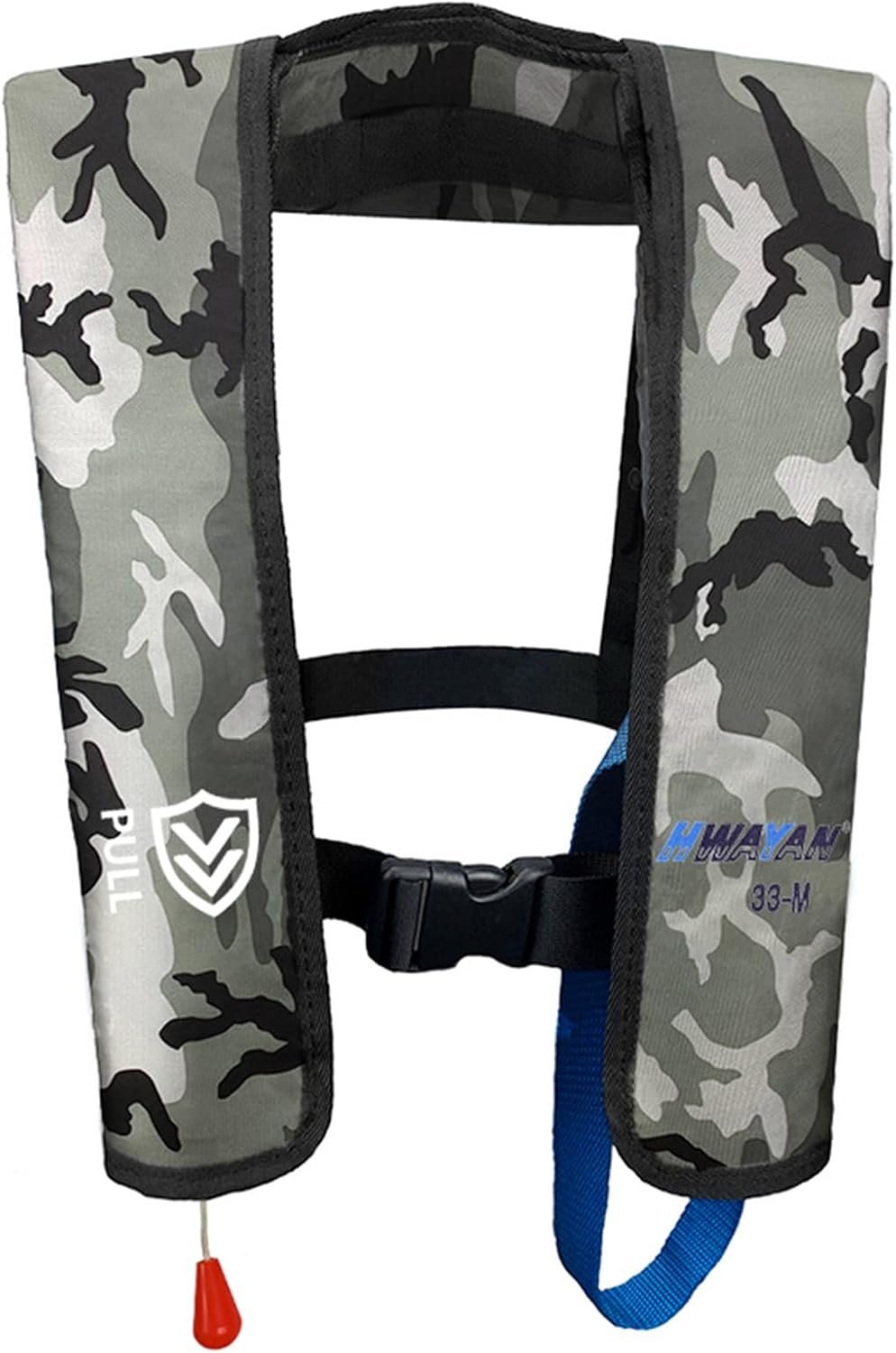 Manual Inflatable Life Jacket | Inflatable PFD Jackets for Adults|Kayak Life Vest | PFD Low Profile for Fishing Sailing|Jet Skiing |Supports up to 330 lbs