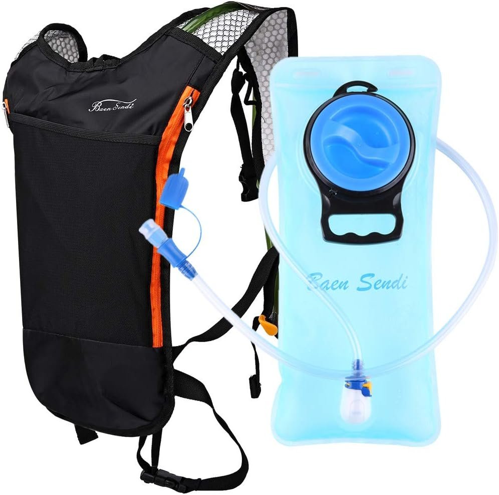 2 Pack Hydration Pack with 2L Backpack Water Bladder – Great for Outdoor Sports of Running Hiking Camping Cycling Skiing