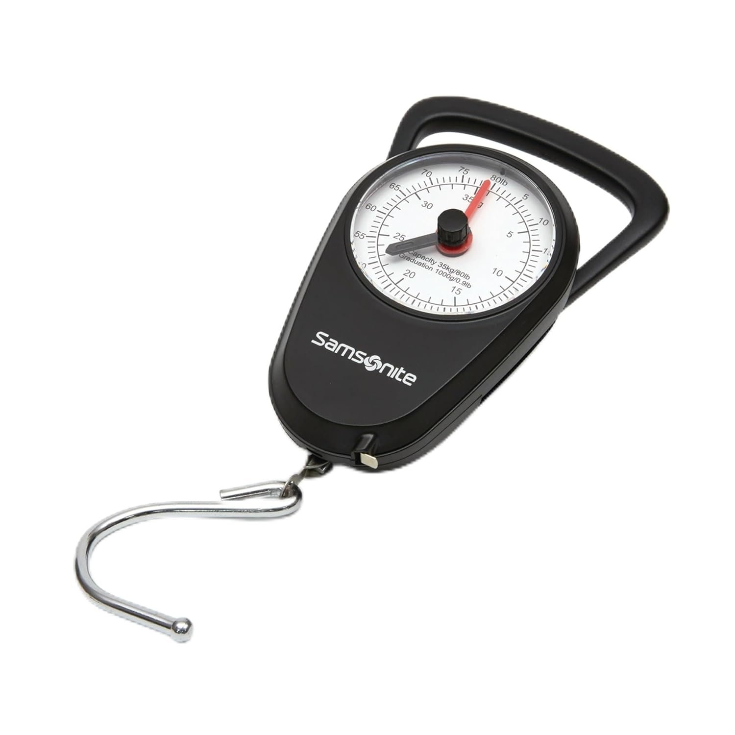 Samsonite® Luggage Scale, Manual, 5″H x 2″W x 4″D, Black