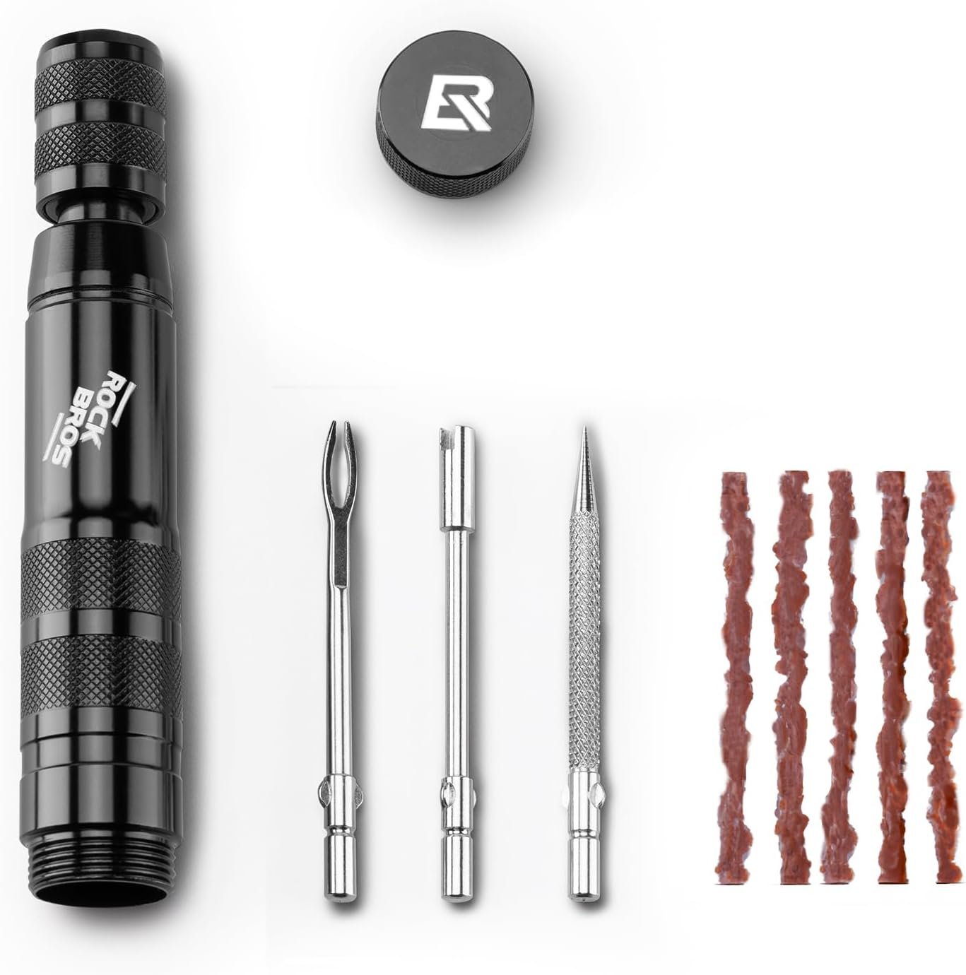 ROCKBROS Bike Repair Kit Cycling Tubeless Tire Repair Kit for Mountain Bike and Road Bicycle