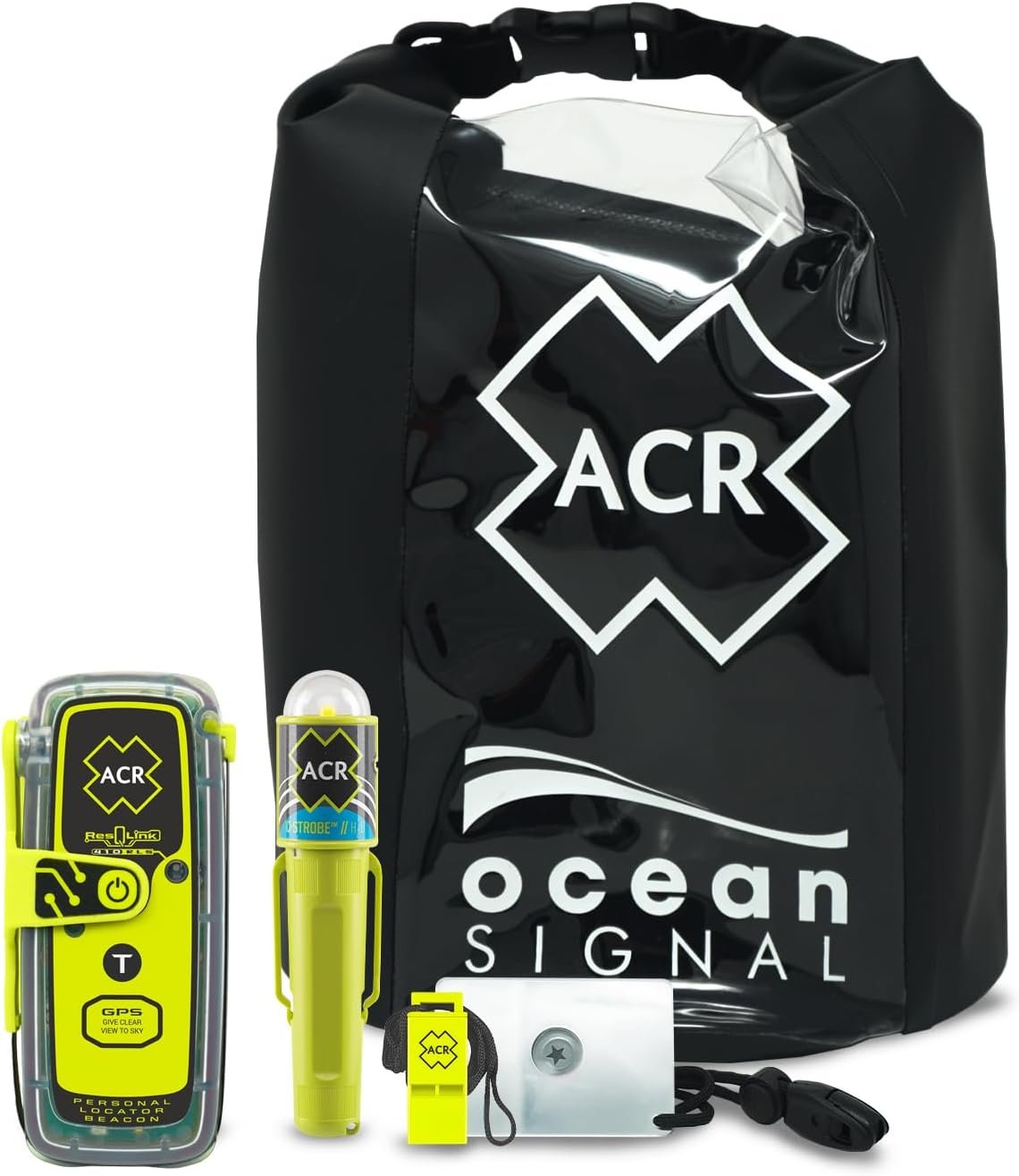 ResQLink 410 RLS GPS PLB SOS Emergency Safety & Survival Kit – Ideal for Hiking, Hunting, Boating & Fishing, with Global Satellite Coverage to Alert Search & Rescue for Any Outdoor Emergency