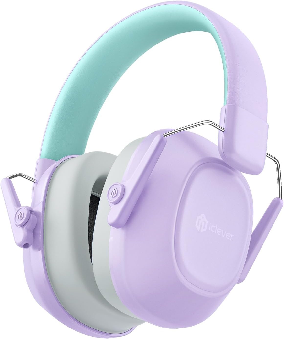 iClever Noise Cancelling Headphones for Kids Adults, SNR 29dB Safety Noise Reduction Ear Muffs for Autism Sensory &Concentration Aid, Ear Hearing Protection for Fireworks/Event/Monster Jam/Concert