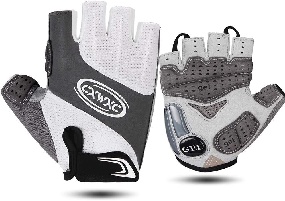 CXWXC Cycling Gloves for Men Women – Breathable Gel Road Mountain Bike Riding Gloves – Anti-Slip Bike Glove for Fitness Cycling Training Outdoor Sports