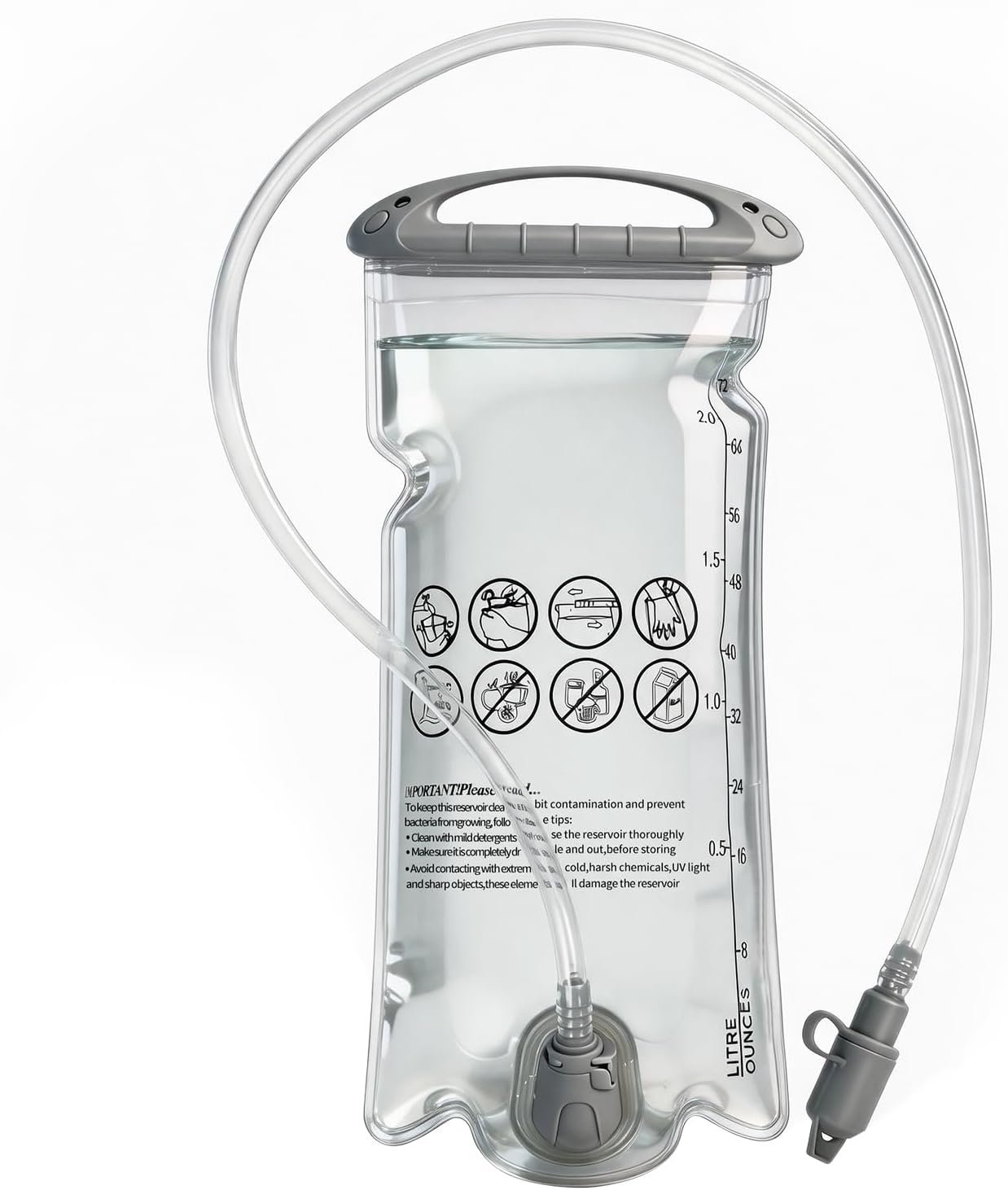1.5L/2L/3L Hydration Bladder, Leakproof Water Bladde, for Cycling Hiking Camping