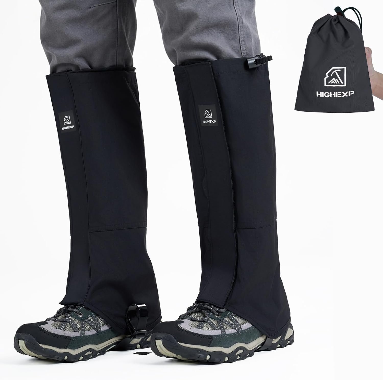 Leg Gaiters 100% Waterproof Adjustable Shoe Snow Boot Guard Gators for Hiking Shoe Cover Hunting Snowshoeing Climbing Walking for Women Men