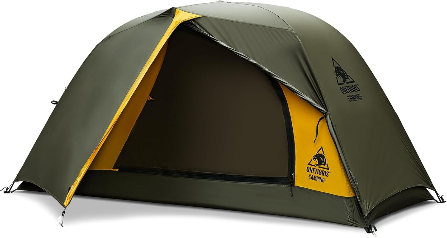 OneTigris Stella 4 Season Camping Tent Backpacking Waterproof Lightweight Easy Setup Instant 3000mm Waterproof Rating Outdoor Hiking Tent