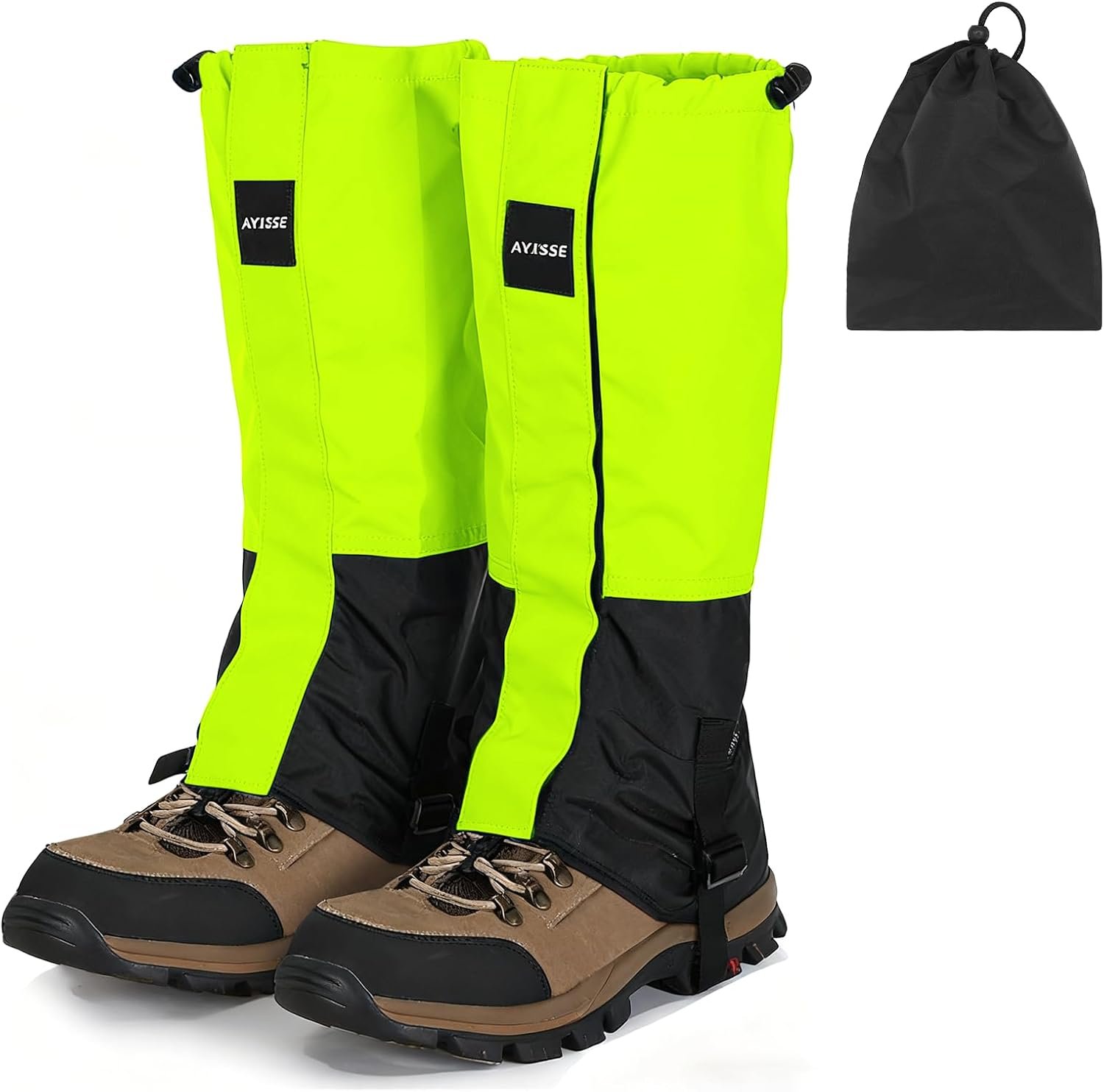 Waterproof Adjustable Hiking Gaiters for Men and Women, Snow Boots-Gaiters for Hiking in Hunting Sand Mud Mountain Climbing Snowshoeing