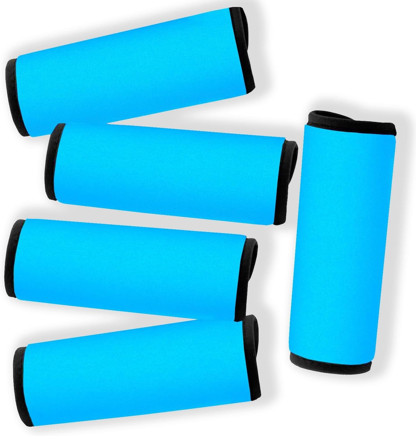Travel Tags for Luggage-Suitcase Tags Identifiers Peronalized Luggage Tags Neoprene Luggage Handle Wrap Travel Essentials for Flying/Airplane/Airport